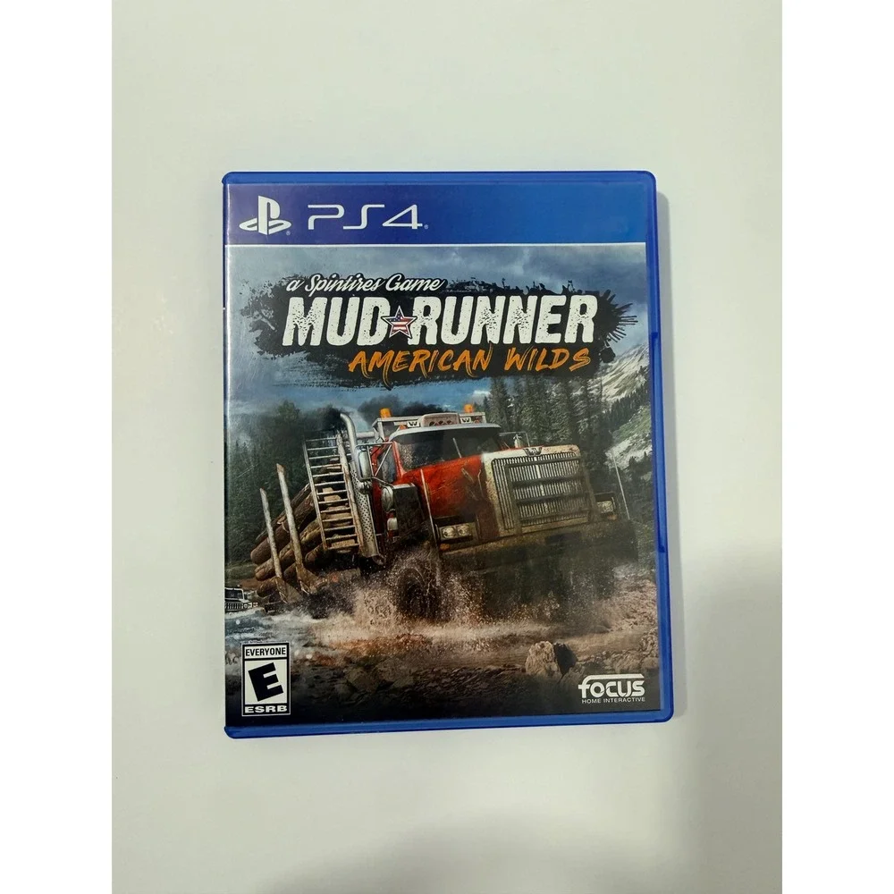 Focus MudRunner American Wilds PS4 One Size Blue Excellent Off-Road Simulation